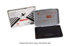 Tampon dấu Horse No.03 màu đen ()