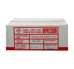 GIẤY LIÊN TỤC A4 1L CHIA 2 (THÙNG)