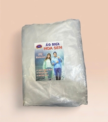 ÁO MƯA HOA SEN MÀU TRẮNG (CÁI)