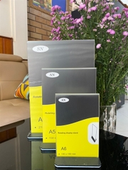 BẢNG MENU DỌC ĐẾ ĐEN SN A6 (CÁI)