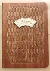 MENU A4 DA GỖ JD-8876 (QUYỂN)