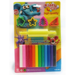 ĐẤT NẶN 12 MÀU CÓ KHUÔN ST-200-12 (VỸ)