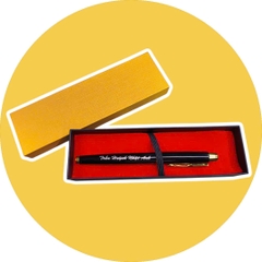 BÚT KÝ ĐEN NẸP VÀNG - CÓ HỘP (CÂY)