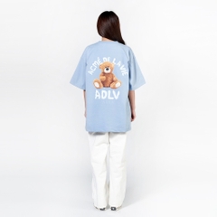 1855 - Áo ADLV Teddy Bear Doll Xanh Trời ADLV-21SS-SSADSB-TBD [HÀNG CHÍNH HÃNG]