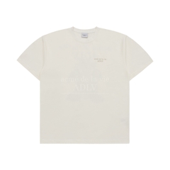 655 -  Áo ADLV Fuzzy Dragon Artwork 2024 - Rồng Trắng - Trắng Sữa - Code ADLV 24SS SSAFDG CRM [HÀNG CHÍNH HÃNG]