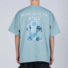654 -  Áo ADLV Fuzzy Dragon Artwork 2024 - Rồng Xanh - Xanh Mint - Code ADLV 24SS SSAFDG DMT [HÀNG CHÍNH HÃNG]