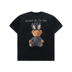 2194 - Áo ADLV Fuzzy Font Rabbit Bear Doll Đen Acmé de la vie ADLV-24SS-SSLRBR-BLK [HÀNG CHÍNH HÃNG]