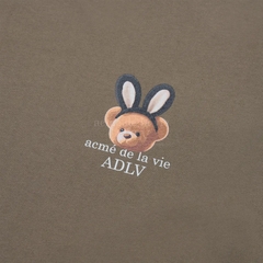 2193 - Áo ADLV Fuzzy Font Rabbit Bear Doll Caco Acmé de la vie ADLV-24SS-SSLRBR-CCA [HÀNG CHÍNH HÃNG]
