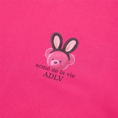 2192 - Áo ADLV Fuzzy Font Rabbit Bear Doll Hồng Acmé de la vie ADLV-24SS-SSLRBR-PNK [HÀNG CHÍNH HÃNG]