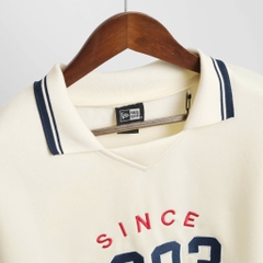 2163 - Áo Sweater New Era Polo 1903 Yankee Trắng Kem [HÀNG CHÍNH HÃNG]