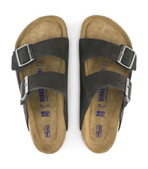 2009 - Dép BirkenStock Arizona Velvet Grey 552323 [HÀNG CHÍNH HÃNG]