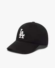 417 -  Nón MLB Unstructured Ball cap - Đen - LA Trắng To [HÀNG CHÍNH HÃNG]