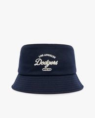 389 -  Nón MLB Bucket Unstructured Ball cap - Len - Xanh Navy - LA Dodgers Trắng [HÀNG CHÍNH HÃNG]