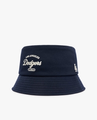 389 -  Nón MLB Bucket Unstructured Ball cap - Len - Xanh Navy - LA Dodgers Trắng [HÀNG CHÍNH HÃNG]
