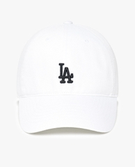 411 -  Nón MLB Unstructured Ball cap - Trắng - LA Đen Nhỏ [HÀNG CHÍNH HÃNG]