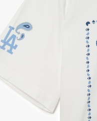 1026 -  Áo MLB LA Paisley Big Logo One Point LA Dodgers - Trắng - Code 3ATSI0133 07WHS [HÀNG CHÍNH HÃNG]