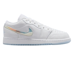 729 -  Giày Nike Air Jordan 1 Low Shines Glitter Swoosh FQ9112 100 [HÀNG CHÍNH HÃNG]