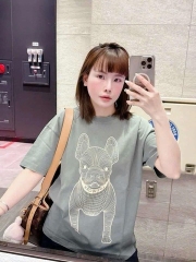 1745 -  Áo Life Work Big Logo Basic Dark Green LW255TS991 [HÀNG CHÍNH HÃNG]