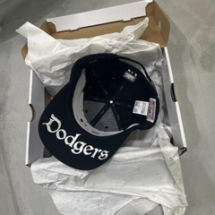 1062 -  Nón MLB LA Dodgers Diamond Stamp Border Black White - Code 3ACP8501N 07BKS [HÀNG CHÍNH HÃNG]
