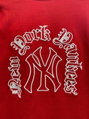 2152 - Áo New Era NY New York Yankee Gothic Font Đỏ [HÀNG CHÍNH HÃNG]