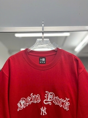 2152 - Áo New Era NY New York Yankee Gothic Font Đỏ [HÀNG CHÍNH HÃNG]