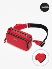 603 -  Túi Đeo Chéo Stretch Angels Panini Metal Logo Solid Bag Màu Đỏ SUMR01911-RD [HÀNG CHÍNH HÃNG]