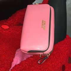 605 -  Túi Đeo Chéo Stretch Angels Panini Metal Logo Solid Bag Pink Màu Hồng SUMR01911-PK [HÀNG CHÍNH HÃNG]