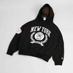 2018 - Áo Hoodie New Era NY New York Yankess Laurel Đen [HÀNG CHÍNH HÃNG]