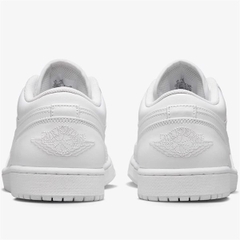 072 -  Giày Nike Air Jordan 1 Low Triple White 553558 136 | 553560 136 [HÀNG CHÍNH HÃNG]