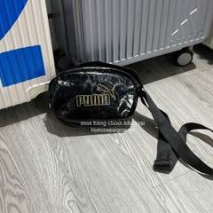 2566 - Túi Puma Oval Bag Shiny Fabric Đen [HÀNG CHÍNH HÃNG]