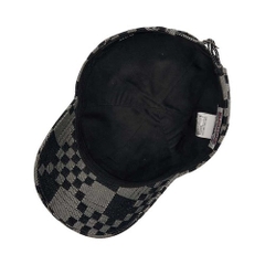 999 -  Nón MLB Monogram Checker Board Big B Denim FW Unisex Street Style - Code 3ACPCC12N 43BKS [HÀNG CHÍNH HÃNG]