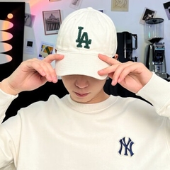 433 -  Nón MLB Unstructured Ball cap - Trắng Kem - LA Xanh Lá [HÀNG CHÍNH HÃNG]