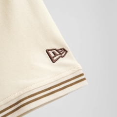 2119 - Áo Polo New Era NY 59FIFTY MLB Doughnut Beige Viền Nâu [HÀNG CHÍNH HÃNG]
