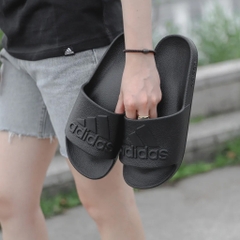801 -  Dép Adidas Sportwear Adilette Aqua Slides - All Black - Code IF7371 [HÀNG CHÍNH HÃNG]