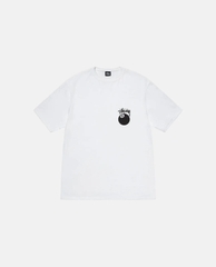 1386 - Áo Stussy 8 Ball Tea Pigment Dyed Trắng [HÀNG CHÍNH HÃNG]