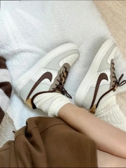 733 -  Giày Nike Air Force 1 LV8 Brogue Sail Brown FV3702 121 [HÀNG CHÍNH HÃNG]