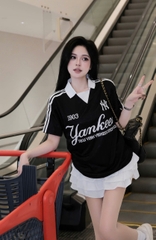 1941 - Áo Polo New Era NY New York 03 Jersey Đen [HÀNG CHÍNH HÃNG]