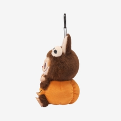 1200 - Labubu Halloween POPMART Labubu Bí Ngô The Monster Happy Halloween Party Series Sitting Pumpkin Vinyl Plus Pendent Size 15cm [HÀNG CHÍNH HÃNG]