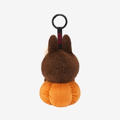 1200 - Labubu Halloween POPMART Labubu Bí Ngô The Monster Happy Halloween Party Series Sitting Pumpkin Vinyl Plus Pendent Size 15cm [HÀNG CHÍNH HÃNG]