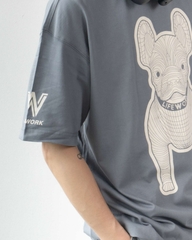 1731 -  Áo Life Work Grey Silk Radok Short Sleeve T-Shirt LW235TS982 [HÀNG CHÍNH HÃNG]