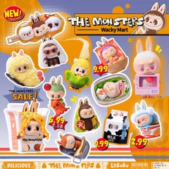 1670 - Labubu Wacky Mart Series Figure POPMART The Monster - Full Set 12 Box [HÀNG CHÍNH HÃNG]