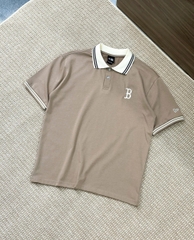 2230 - Áo Polo New Era Big B Nâu Basic [HÀNG CHÍNH HÃNG]