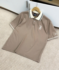 2230 - Áo Polo New Era Big B Nâu Basic [HÀNG CHÍNH HÃNG]