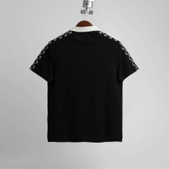 2198 - Áo Polo New Era NY Mono Logo Vai Đen [HÀNG CHÍNH HÃNG]