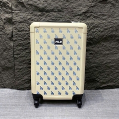 2643 - Vali MLB Classic Mono NY Size 22 Cabin Xách Tay (Mang lên máy bay) 3AHH0014N-07CRS Trắng Kem [HÀNG CHÍNH HÃNG]