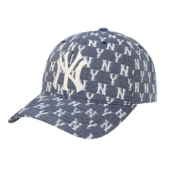 998 -  Nón MLB Monogram NY Denim FW Unisex Street Style - Code 32CPFE011-50N [HÀNG CHÍNH HÃNG]