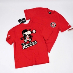 2183 - Áo New Era Snoopy Yankees Đỏ [HÀNG CHÍNH HÃNG]