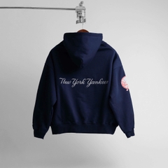 2016 - Áo Hoodie New Era NY New York Yankess Laurel Xanh Navy [HÀNG CHÍNH HÃNG]