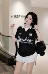 1941 - Áo Polo New Era NY New York 03 Jersey Đen [HÀNG CHÍNH HÃNG]