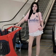 1940 - Áo Polo New Era NY New York 03 Jersey Hồng [HÀNG CHÍNH HÃNG]